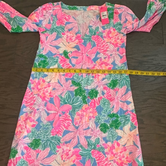 Lilly Pulitzer Cath 3/4 Sleeve Dress Tigers Lair Size Small NWT - Picture 6 of 8